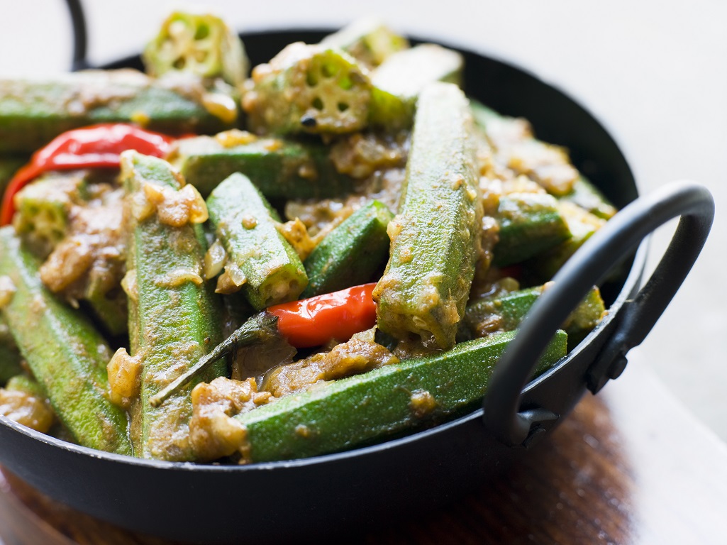 Bhindi masala with DESI spices - Olive Oils from Spain