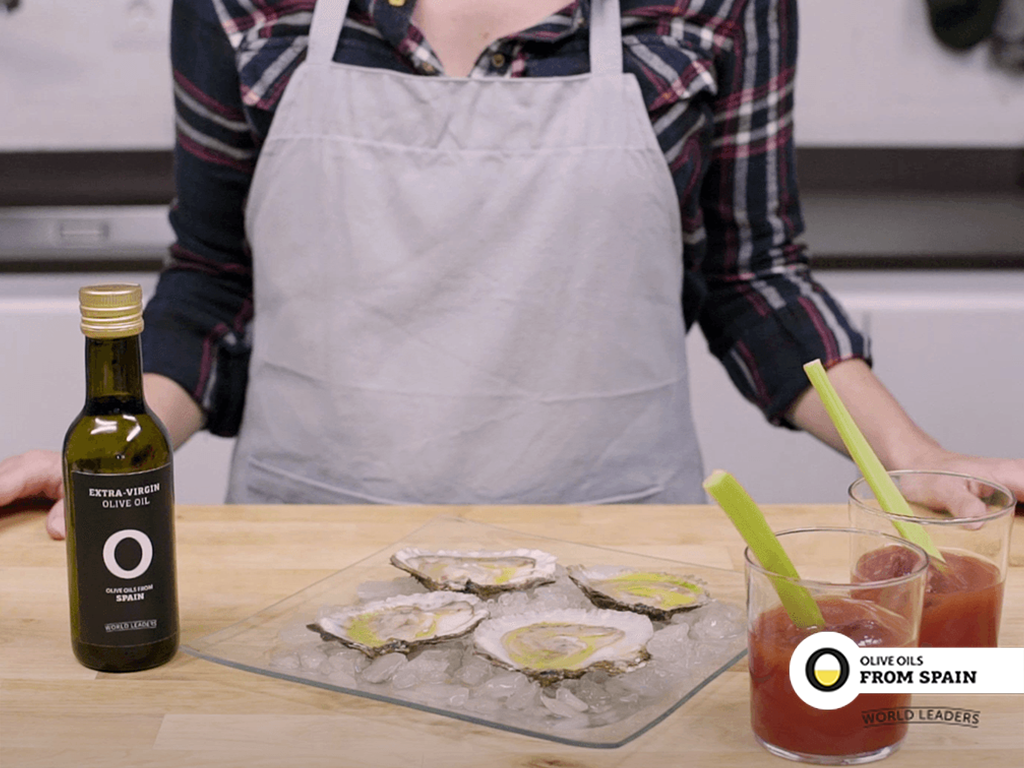 Bloody Mary and oysters - Olive Oils from Spain