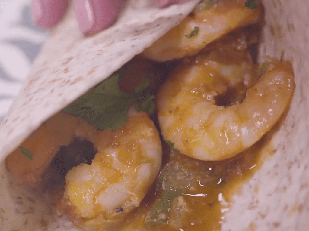 Creole shrimp tacos - Olive Oils from Spain