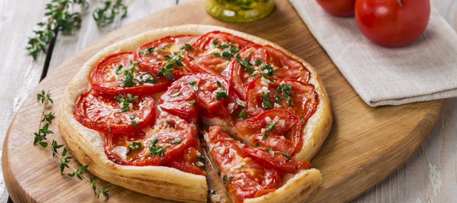 Tomato Tart with Olive Oil from Spain