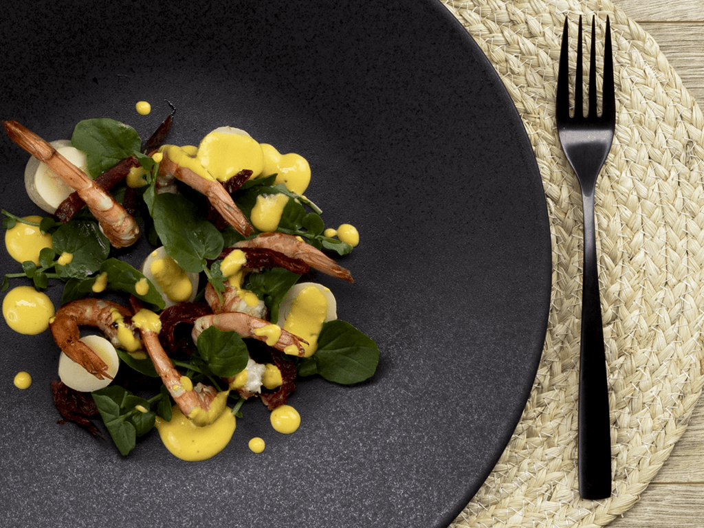 Palm heart and watercress salad. Yum yum! - Olive Oils from Spain