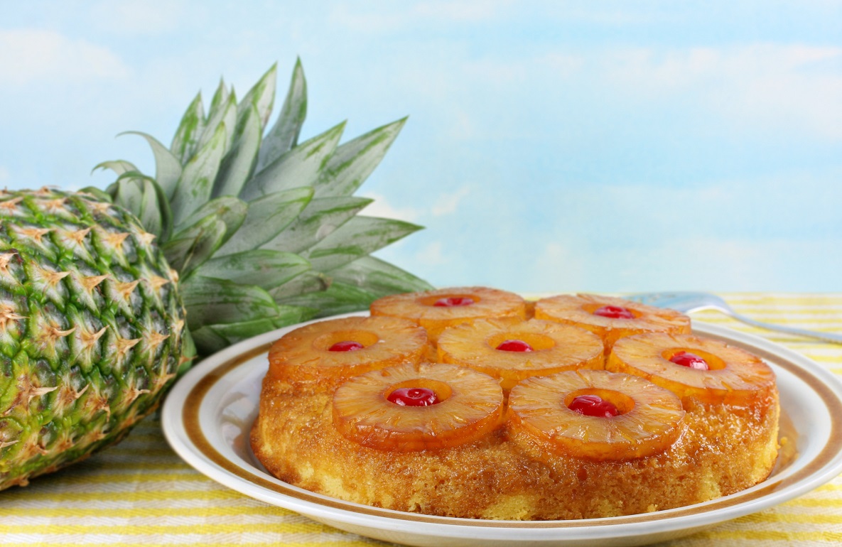 Pineapple eggless cake - Olive Oils from Spain