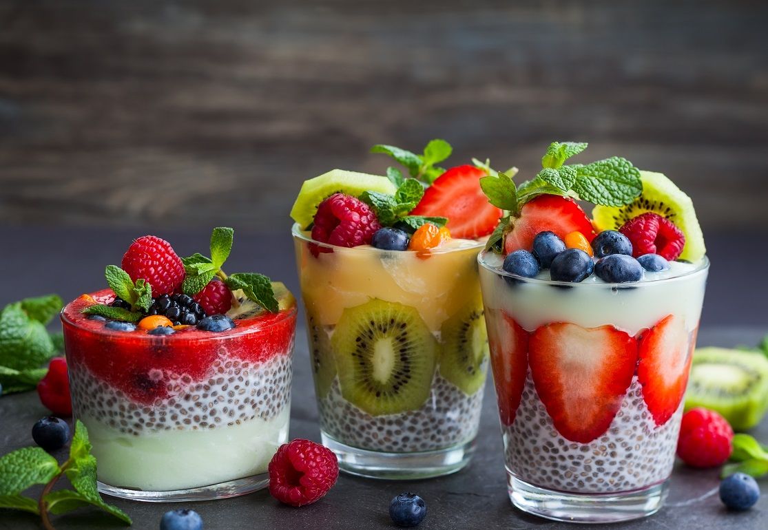 Roasted strawberry and chia bowls - Olive Oils from Spain