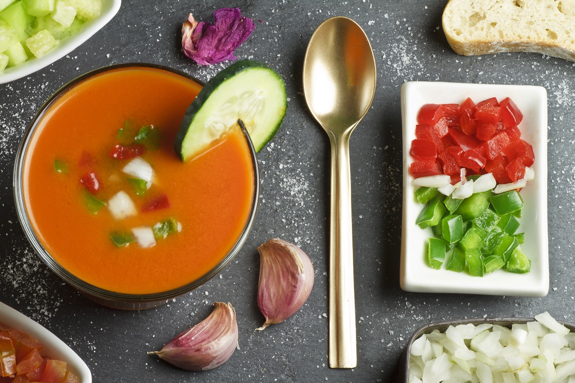 Versatile gazpacho with Olive Oil recipe - Olive Oils from Spain