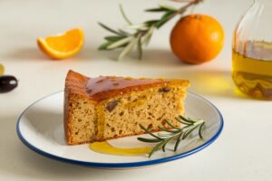 cake made with oranges and olive oil